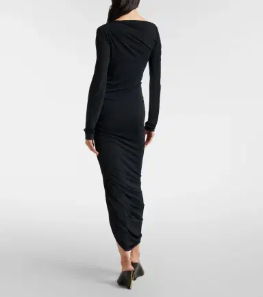 Ferragamo Ruched jersey midi dress | Thumbnail 2 Ferragamo Ruched jersey midi dress | Thumbnail 2