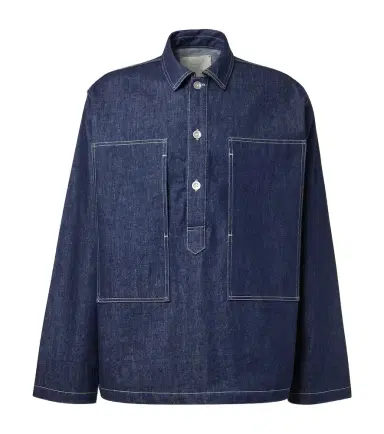 Studio Nicholson x Aaron Levine York denim shirt | Thumbnail 1 Studio Nicholson x Aaron Levine York denim shirt | Thumbnail 1