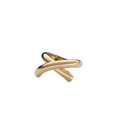Engelbert Cross Loop Medium 18kt gold ring | Thumbnail 1