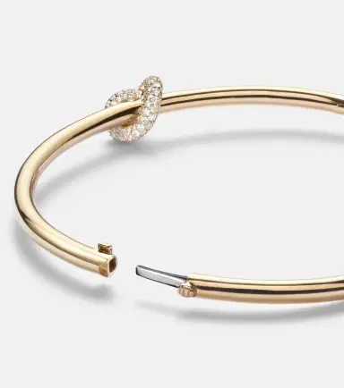 Engelbert Legacy Knot 18kt gold bangle with diamonds | Thumbnail 2 Engelbert Legacy Knot 18kt gold bangle with diamonds | Thumbnail 2