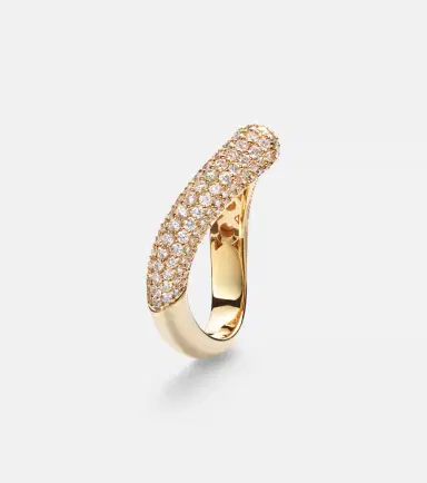 Engelbert Drop Link Medium 18kt gold ring with diamonds | Thumbnail 2 Engelbert Drop Link Medium 18kt gold ring with diamonds | Thumbnail 2
