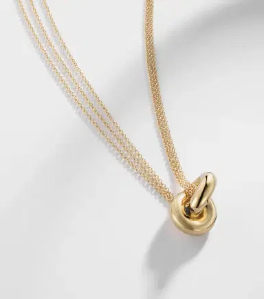 Engelbert Legacy Knot Big 18kt gold necklace | Thumbnail 4