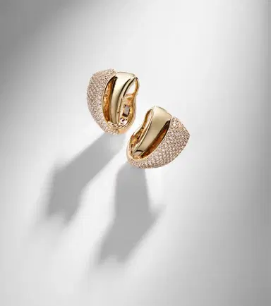 Engelbert Divino 18kt gold earrings with diamonds | Thumbnail 5