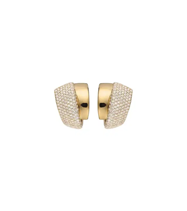 Engelbert Divino 18kt gold earrings with diamonds
