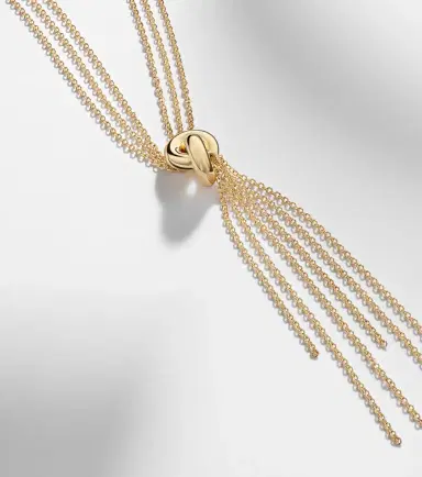 Engelbert Legacy Knot Big 18kt gold necklace | Thumbnail 4