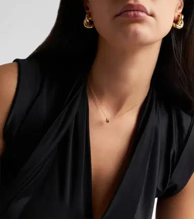 Engelbert Legacy Knot Mini 18kt gold necklace | Thumbnail 6