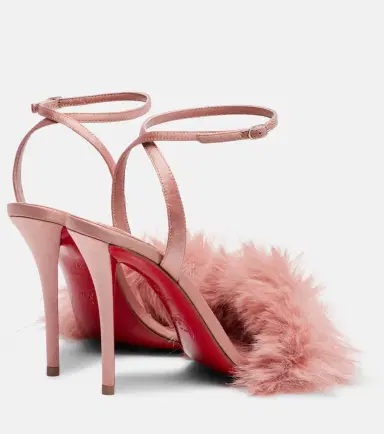 Christian Louboutin Patchoulina 100 crêpe satin sandals | Thumbnail 2