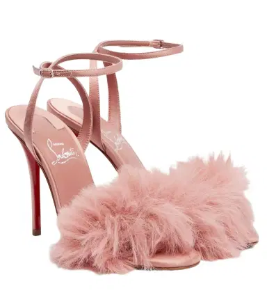 Christian Louboutin Patchoulina 100 crêpe satin sandals | Thumbnail 1