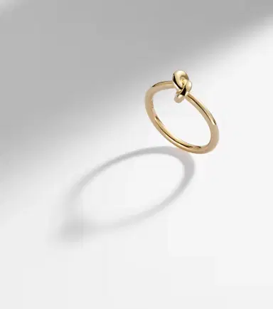 Engelbert Legacy Knot Mini 18kt gold ring | Thumbnail 3