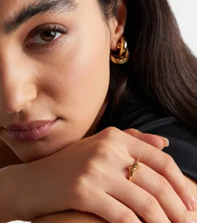 Engelbert Legacy Knot Mini 18kt gold ring | Thumbnail 5
