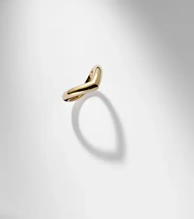 Engelbert Drop Link Medium 18kt gold ring | Thumbnail 3