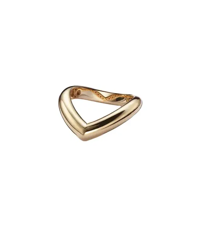 Engelbert Drop Link Medium 18kt gold ring