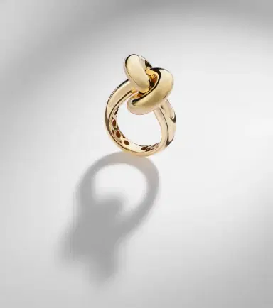 Engelbert Legacy Knot Big 18kt gold ring | Thumbnail 4