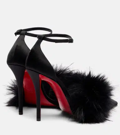 Christian Louboutin Zanzee 100 crêpe satin pumps | Thumbnail 2 Christian Louboutin Zanzee 100 crêpe satin pumps | Thumbnail 2