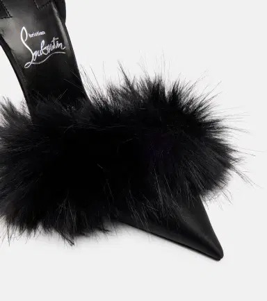 Christian Louboutin Zanzee 100 crêpe satin pumps | Thumbnail 3 Christian Louboutin Zanzee 100 crêpe satin pumps | Thumbnail 3