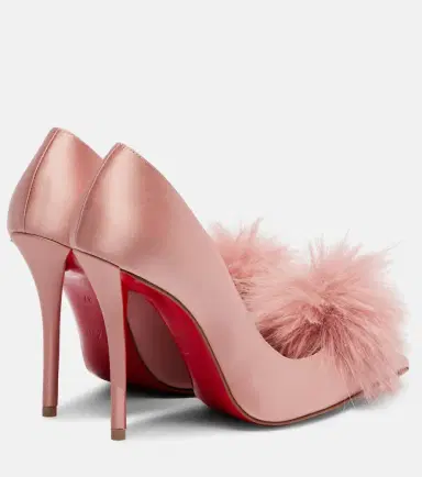 Christian Louboutin Alana 100 embellished crêpe satin pumps | Thumbnail 2 Christian Louboutin Alana 100 embellished crêpe satin pumps | Thumbnail 2