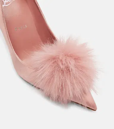 Christian Louboutin Alana 100 embellished crêpe satin pumps | Thumbnail 4 Christian Louboutin Alana 100 embellished crêpe satin pumps | Thumbnail 4