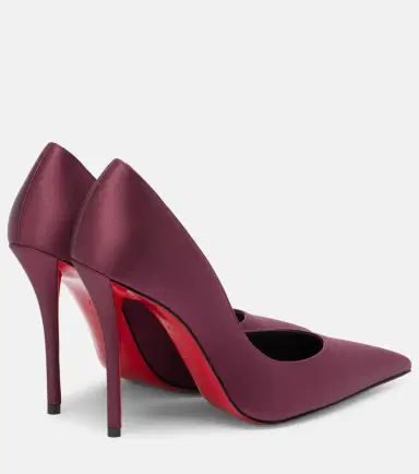 Christian Louboutin Miss Z 100 crêpe satin pumps | Thumbnail 2