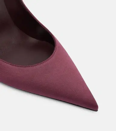 Christian Louboutin Miss Z 100 crêpe satin pumps | Thumbnail 4
