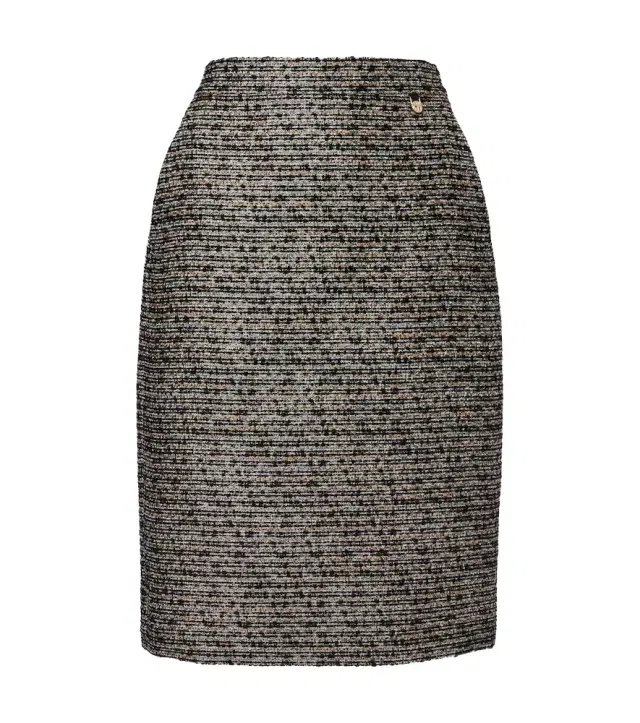 Fumetto tweed midi skirt