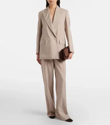 Max Mara Double-breasted wool, mohair, and silk blazer | Thumbnail 5 Max Mara Double-breasted wool, mohair, and silk blazer | Thumbnail 5