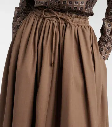 Max Mara Livrea virgin wool midi skirt | Thumbnail 2