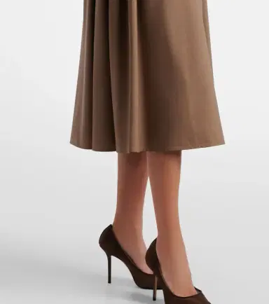 Max Mara Livrea virgin wool midi skirt | Thumbnail 3