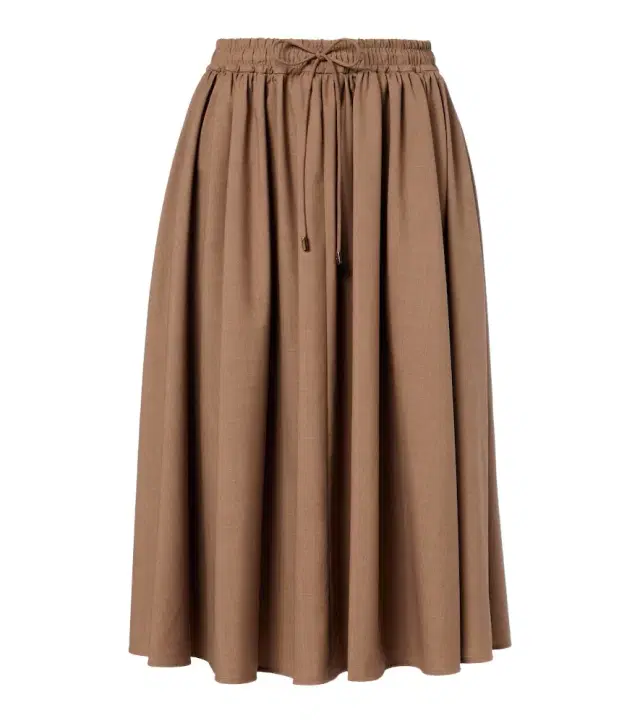 Max Mara Livrea virgin wool midi skirt