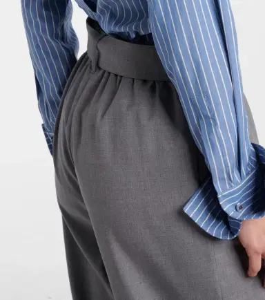 Max Mara Salpa virgin wool wide-leg pants | Thumbnail 4 Max Mara Salpa virgin wool wide-leg pants | Thumbnail 4