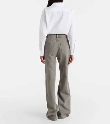 Max Mara Aere cotton poplin and tulle bodysuit | Thumbnail 2 Max Mara Aere cotton poplin and tulle bodysuit | Thumbnail 2