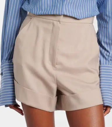 Max Mara Wool, mohair, and silk shorts | Thumbnail 2