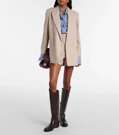 Max Mara Wool, mohair, and silk shorts | Thumbnail 3