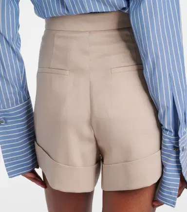 Max Mara Wool, mohair, and silk shorts | Thumbnail 4