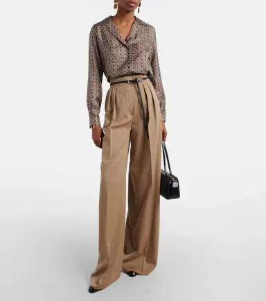 Max Mara Quorum virgin wool wide-leg pants | Thumbnail 3