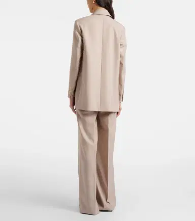 Max Mara Wool, mohair, and silk wide-leg pants | Thumbnail 3