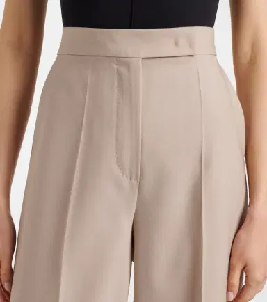 Max Mara Wool, mohair, and silk wide-leg pants | Thumbnail 5