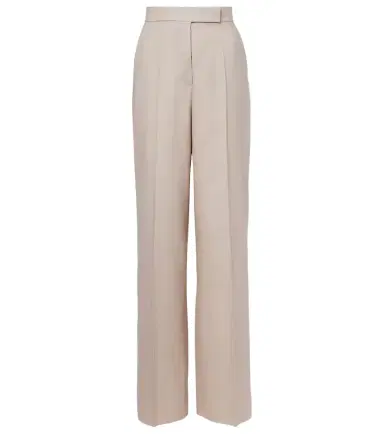 Max Mara Wool, mohair, and silk wide-leg pants | Thumbnail 1