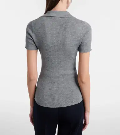 Max Mara Albero virgin wool polo shirt | Thumbnail 3