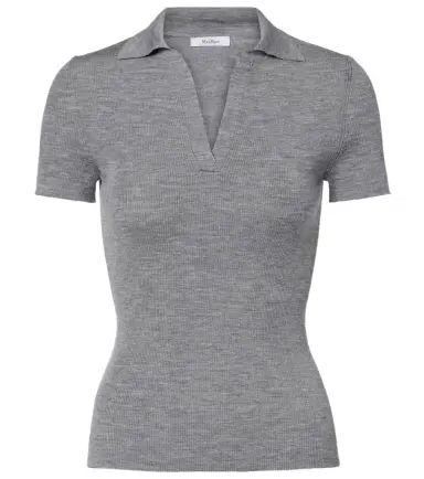Max Mara Albero virgin wool polo shirt | Thumbnail 1