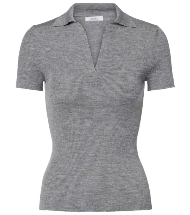 Max Mara Albero virgin wool polo shirt