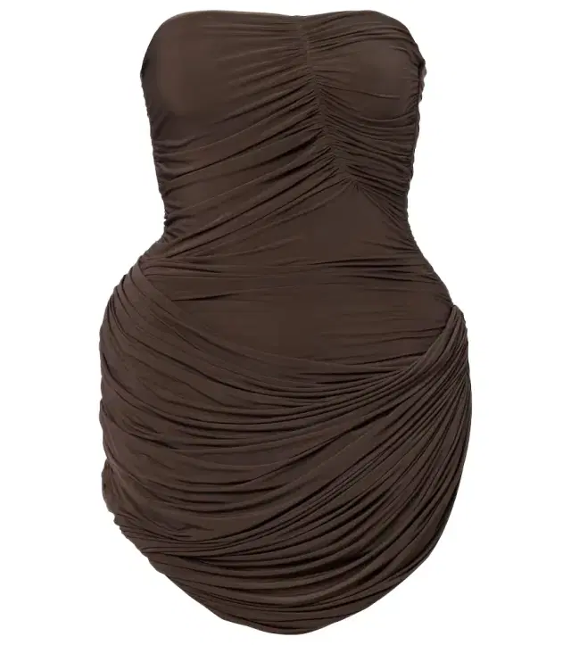 Magda Butrym Ruched jersey minidress
