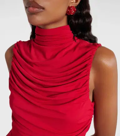Magda Butrym Floral-appliqué draped gown | Thumbnail 5 Magda Butrym Floral-appliqué draped gown | Thumbnail 5