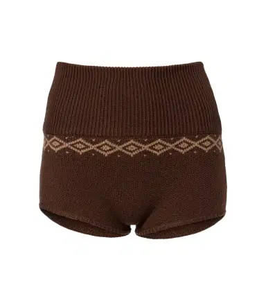 Magda Butrym Jacquard wool shorts | Thumbnail 1
