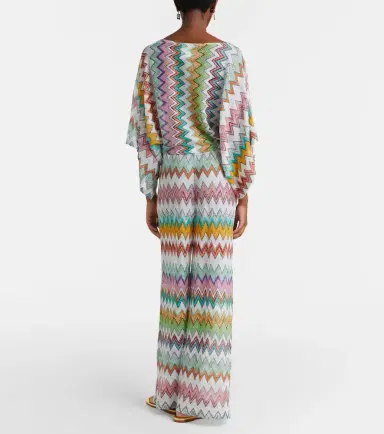Missoni Zigzag lamé wide-leg pants | Thumbnail 3