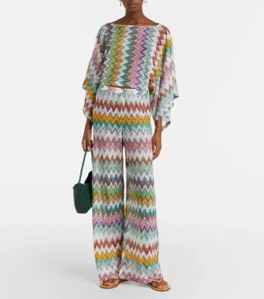 Missoni Zigzag lamé wide-leg pants | Thumbnail 5