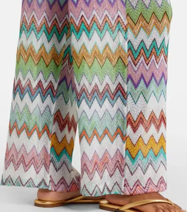 Missoni Zigzag lamé wide-leg pants | Thumbnail 6