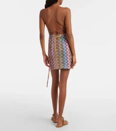 Missoni Zigzag lamé wrap skirt | Thumbnail 2