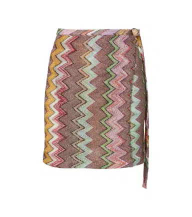 Missoni Zigzag lamé wrap skirt | Thumbnail 1