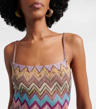 Missoni Zigzag lamé minidress | Thumbnail 4