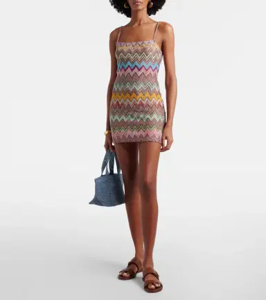 Missoni Zigzag lamé minidress | Thumbnail 5
